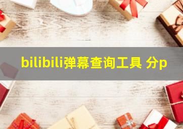 bilibili弹幕查询工具 分p